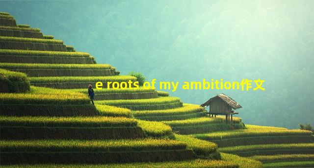 e roots of my ambition作文